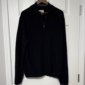 Men's Flag & Anthem Dark Blue 1/4-Zip Sweater.
